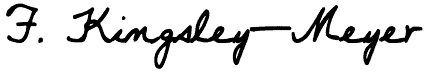 DBLSYS - Prof. Francis Kingsley-Meyer - Signature